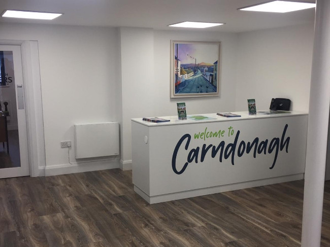 The revamped Carndonagh Tourist Office.