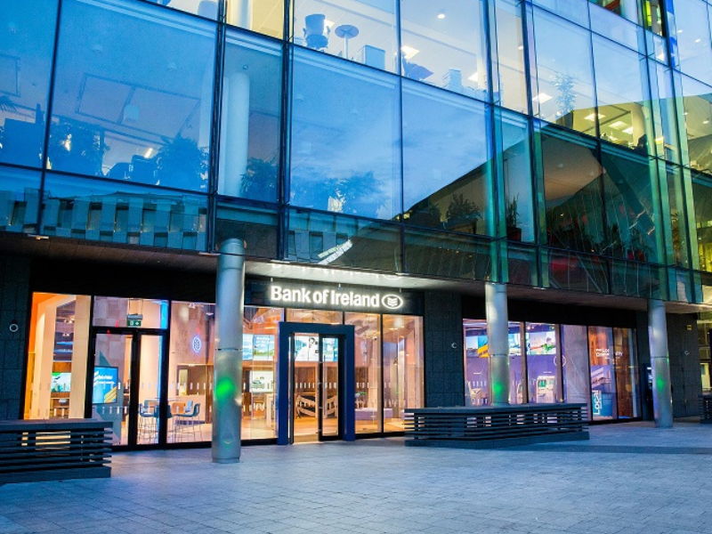 Bank of Ireland branch in Dublin.