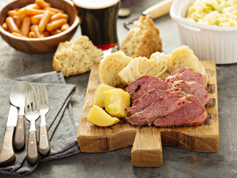 A selection of Irish food and drink.