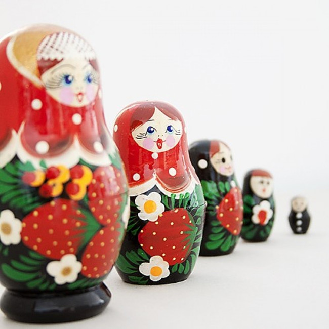 Russian dolls.