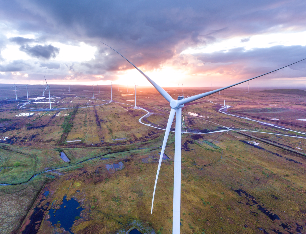 Wind farm in Mayo.