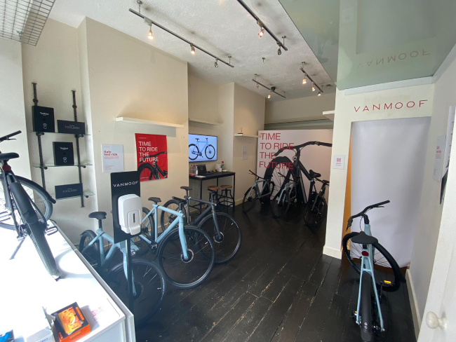 Pop-up bicycle shop Dublin.