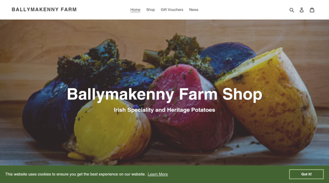 Ballymakenny Farm Shop online.