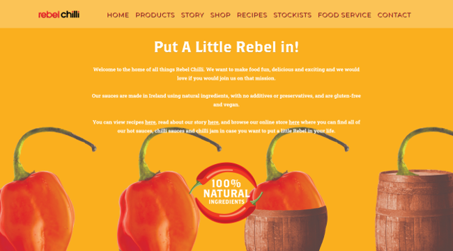 Rebel Chilli website.