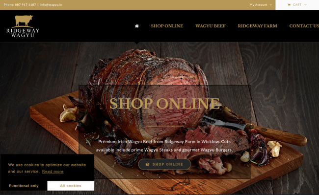 Ridgeway Wagyu website.