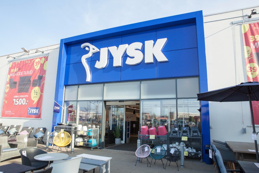 A JYSK furniture store in Ireland.