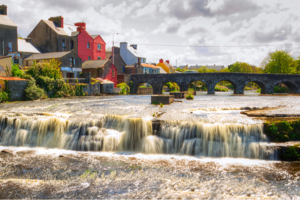 River flowing through Ennistymon, Co Clare.