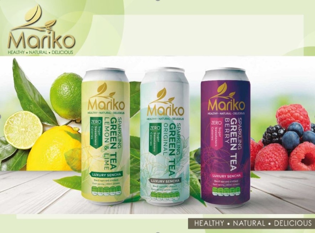 Range of drink cans by Mayo firm Mariko.