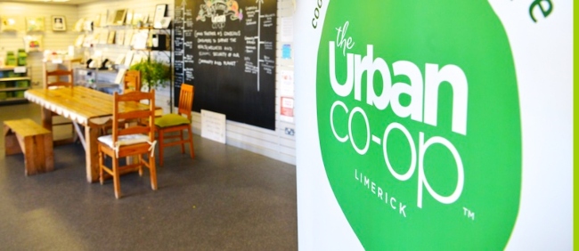 Inside the Urban Co-Op in Limerick.