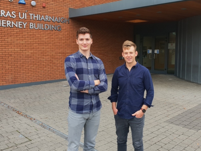 Two men at a college in Limerick.