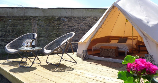 A glamping site in Wicklow.