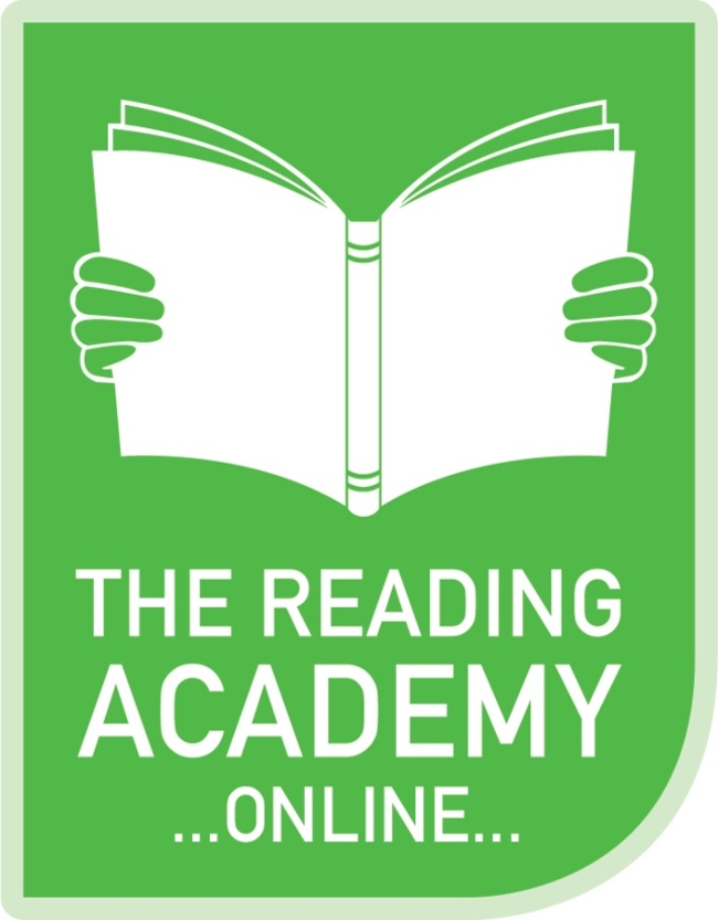 logo for the Reading Academy online.