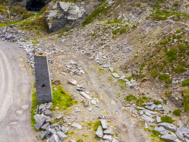 Quarry in Valentia, Kerry.