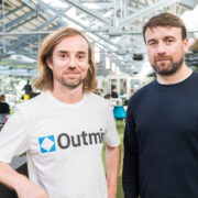 Two men at an accelerator in Dublin.