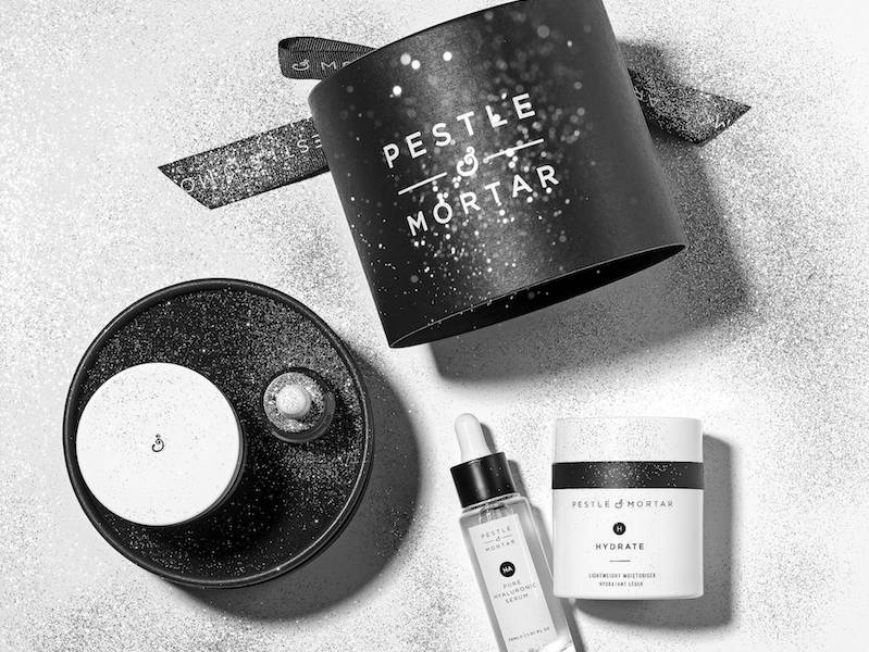 Beauty products from Pestle & Mortar.