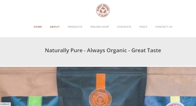 Blakes Organic website.
