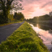 Beautiful Sunset at Kildare Canal.