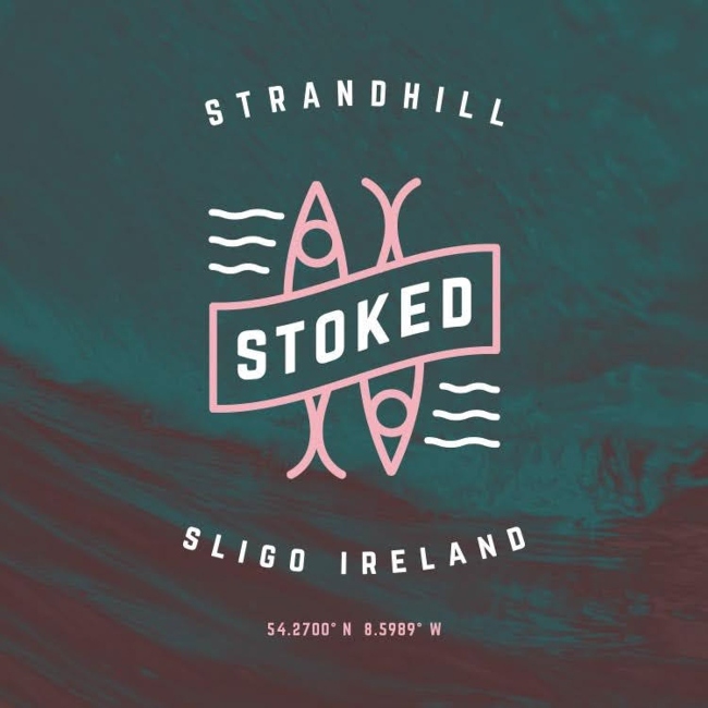 logo for Stoked restaurant in Strandhill.