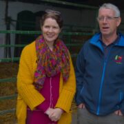 Man and woman on a farm.