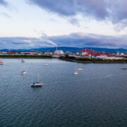 Dublin Bay and port.