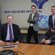 Five men at Bon Secours.