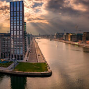 Entrance to Dublin from the sea.