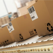 Packages being sorted.