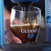 Pulling a pint of Guinness Zero using MicroDraught system.
