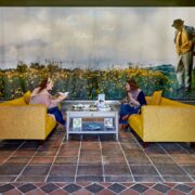 Women reading at Patrick Kavanagh Centre in Monaghan.