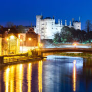 Kilkenny city at night.