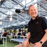 Smiling man in Dogpatch accelerator in Dublin.