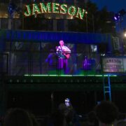 Dermot Kennedy on stage at the Jameson event in New York.