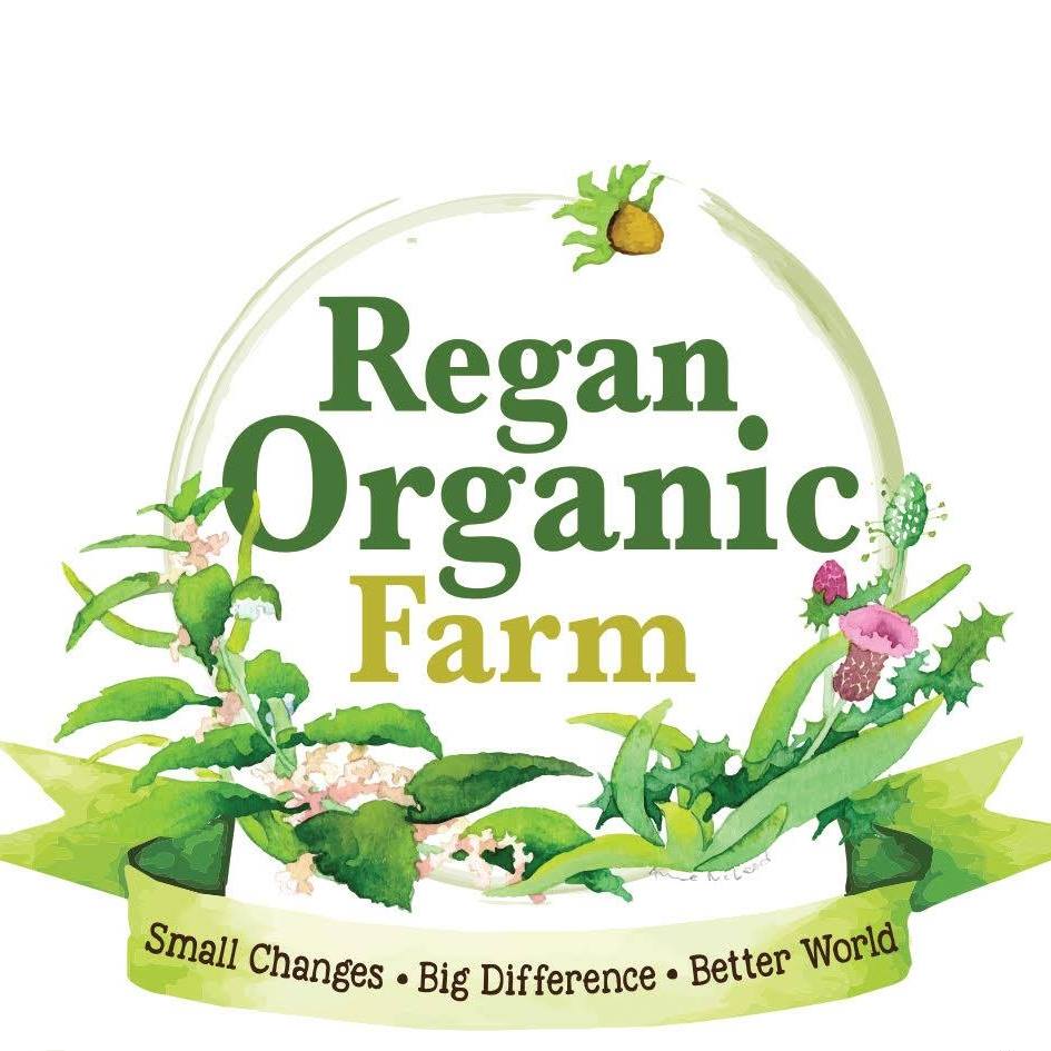 Regan Organic Farm logo.