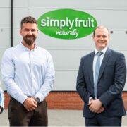 One woman and three men outside Simply Fruit in Craigavon.