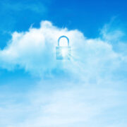 Image of a padlock in a cloud.