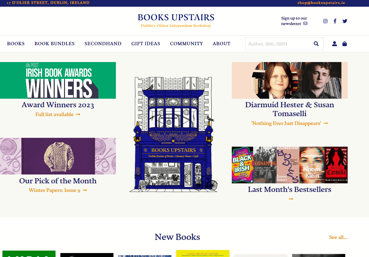 Book upstairs website.