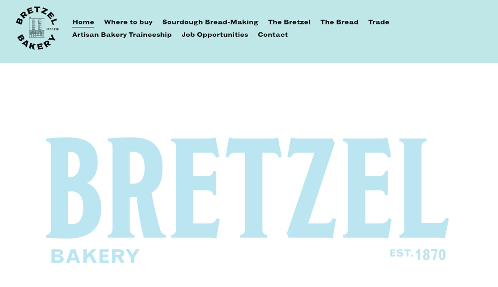 bretzel bakery website.