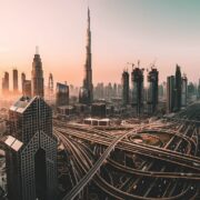 Dubai cityscape.