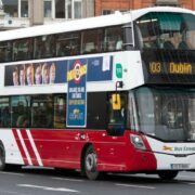 Bus Eireann bus in Dublin.
