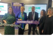 collage of people at event.