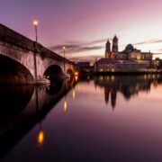 View of Athlone across the Shannon.
