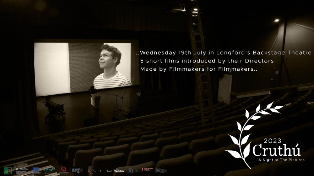Theatre projecting film.