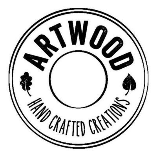 Artwood crafts logo.