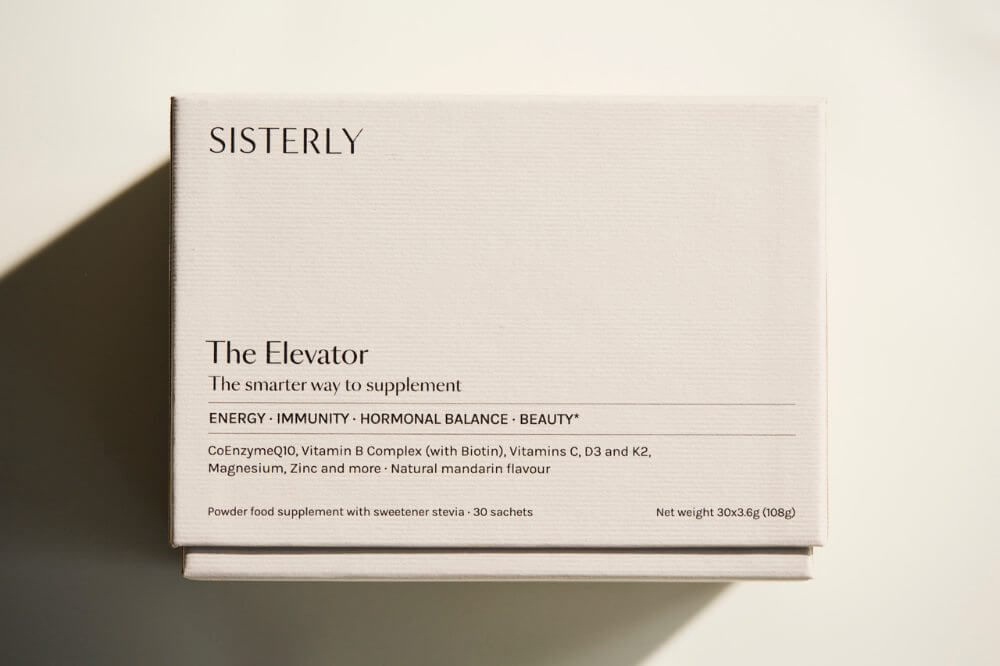 The Elevator supplements box from Sisterly.