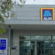 Front of an ALDI supermarket.