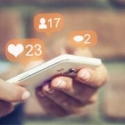 social impact on a smartphone.