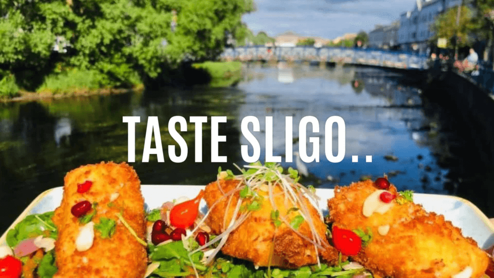 Food and a river in Sligo.