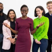 Three women and two men.