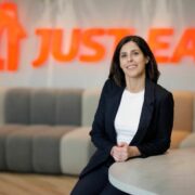 Woman in business suit.