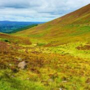 View of the Golden Vale from a mountain in Tipperary.